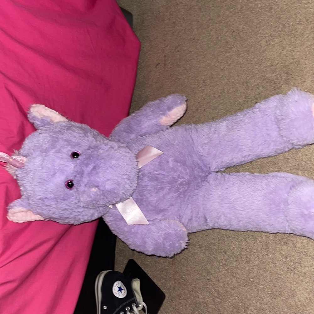 Purple Unicode large size stuffed animal
